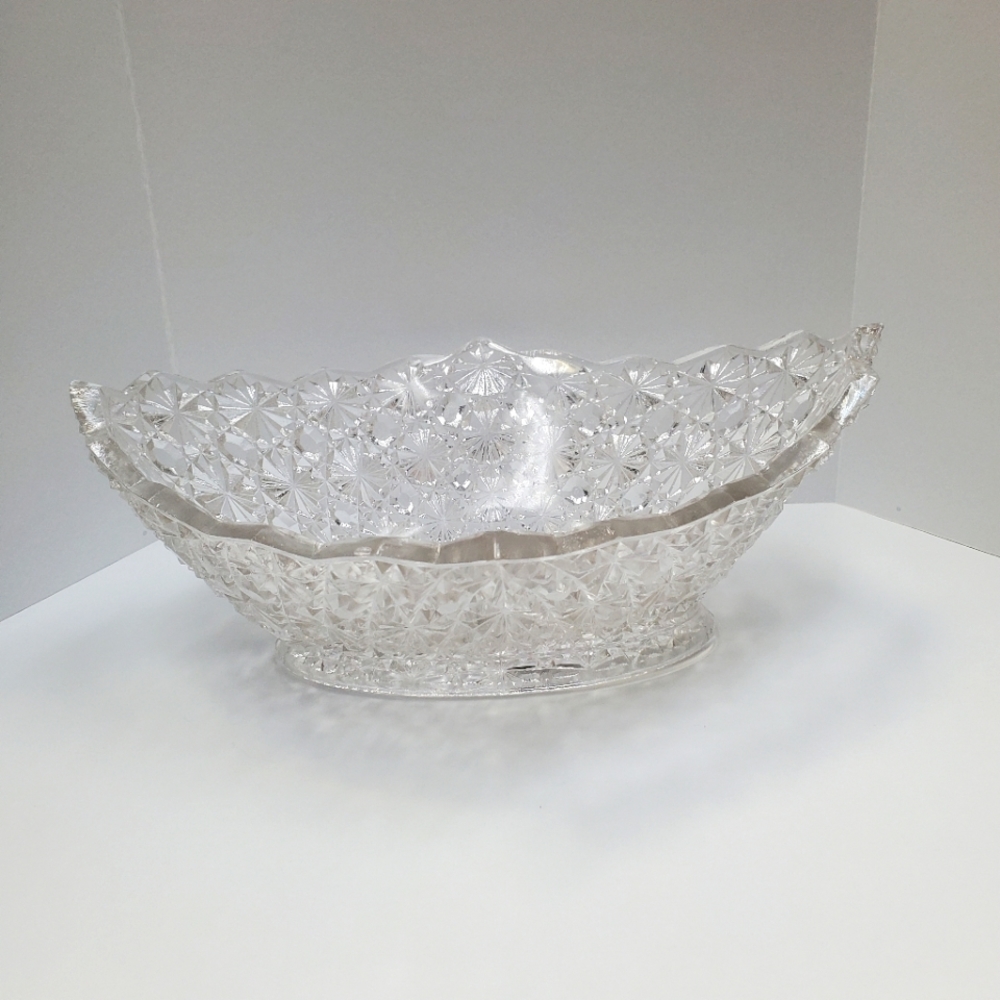 Cut glass dish